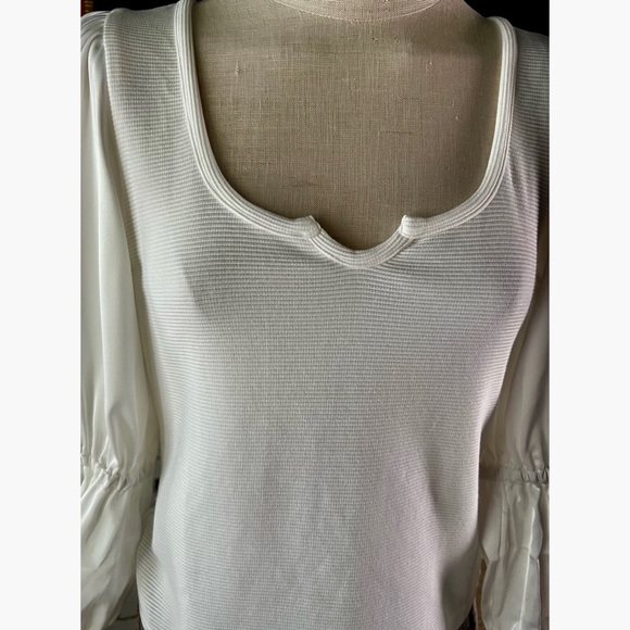 Anthropologie Maeve Ribbed Tiered Top s - Picture 10 of 13